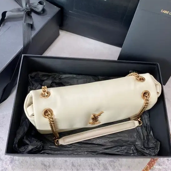 IN LAMBSKIN CALYPSO YSL PLUNGED 0603